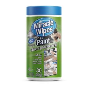 img 4 attached to 🧽 30-Count Professional Cleaning Wipes for Paint Cleanup: Multi-Surface, Natural Degreaser for Wet Paint, Caulking, Epoxy, Hands, Countertops- Safe for Household Use