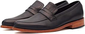 img 4 attached to 👞 Nisolo Chamberlain Nubuck Leather Men's Loafers: Stylish Shoes with Slip-On Convenience