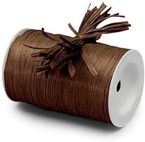 img 3 attached to Brown Raffia Ribbon 100 Yards