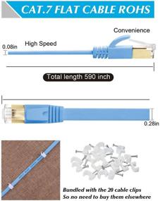 img 3 attached to 🚀 High Performance 50 Ft Ethernet Cable - Fast and Reliable Connectivity