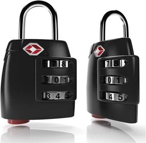 img 4 attached to 🔒 TSA Approved Luggage Locks Pack: Ensuring Hassle-Free Travel