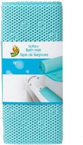 img 4 attached to 🛁 Duck Brand Softex Bath Mat - Comfortable, Non-Slip, 17x36 Blue Mat (393478)