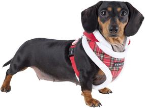 img 2 attached to 🦌 Puppia Authentic Rudolph Harness A: Small Checkered Red - Review, Features, and Benefits