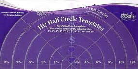 img 1 attached to 🔴 Half-Circle Templates for Handi Quilter Machines