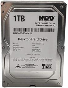 img 4 attached to 💾 MaxDigitalData MD1000GSA6472: 1TB SATA 6.0Gb/s 3.5in внутренний жесткий диск с 64МБ кэш-памяти - быстрое и надежное хранилище для настольных компьютеров