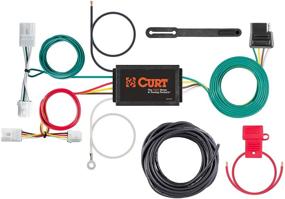 img 4 attached to 🔌 Индивидуальный кабельный комплект CURT 56033 для прицепа для Infiniti G25, G35, G37, Q60 и Nissan Rogue, сторона автомобиля, подходит для 4 контактов