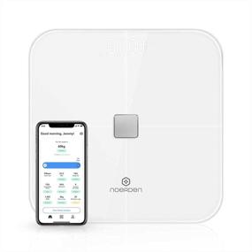 img 4 attached to 🤖 NOERDEN - Smart Body Scale SENSORI: Advanced Wi-Fi/Bluetooth Enabled Body Scale with Step-On Technology, LED Display, Tempered Glass - Accurate Body Weight, Body Fat, Heart Rate, and BMI Analysis - Compatible Mobile App - White