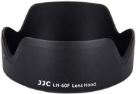 📷 jjc abs реверсивный бленд для объектива canon ef-m 18-150 мм f/3.5-6.3 is stm: идеальная замена ew-60f для зеркальной камеры canon eos m m2 m3 m5 m6 логотип
