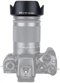 img 1 attached to 📷 JJC ABS Реверсивный бленд для объектива Canon EF-M 18-150 мм f/3.5-6.3 IS STM: Идеальная замена EW-60F для зеркальной камеры Canon EOS M M2 M3 M5 M6
