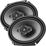 🔊 рупоры для автомобиля pioneer ts-a682f 6x8 4-х полосные логотип