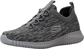 img 4 attached to Спортивные кроссовки Skechers Sport Flex Hartnell: стильные мужские кроссовки для модных любителей кед