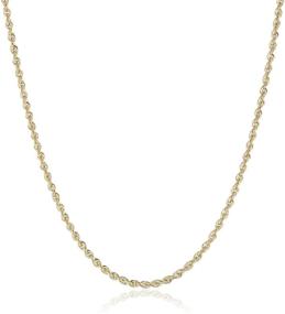 img 3 attached to Детское ожерелье Pori Jewelers - украшенное бриллиантом, ювелирное изделие из 2.5 мм и 4 мм.