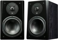 🔊 svs prime satellite speakers: elevate your audio experience with premium black ash pair logo