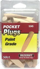 img 2 attached to 🔌 Milescraft 53450003 PocketPlugs: Enhance Your Woodworking with 50 Quality Plugs