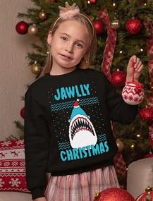 img 3 attached to TeeStars Jawlly Christmas Sweater Sweatshirt 🎄 Boys' Fashion: Hoodies & Sweatshirts for Great Style