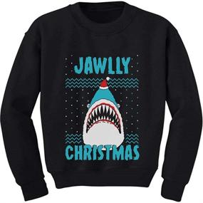 img 4 attached to TeeStars Jawlly Christmas Sweater Sweatshirt 🎄 Boys' Fashion: Hoodies & Sweatshirts for Great Style