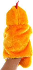 img 1 attached to 🐔 Hen Hand Puppets: Plush Chicken Toys for Imaginative Pretend Play and Storytelling
