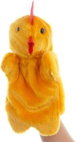 img 2 attached to 🐔 Hen Hand Puppets: Plush Chicken Toys for Imaginative Pretend Play and Storytelling