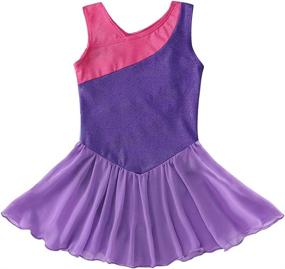 img 3 attached to Sparkly Gymnastics Leotards and Ballet Skirts 🔮 for Toddler Girls – Mermaid, Unicorn, and More!