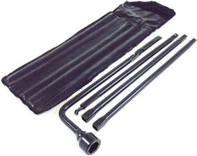 img 4 attached to 🔧 Spare Tire Tool Kit with Case for Chevy Silverado 1500 & GMC Sierra 1500 (1999-2018) – Lug Wrench & 4-Piece Tool Kit for Lowering Spare Tire (including 1999-2019 2500 HD and 3500 HD)