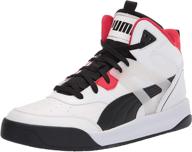 puma backcourt sneaker black high silver men's shoes logo