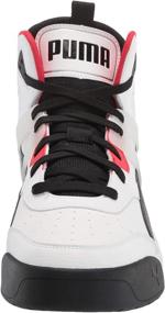 img 3 attached to PUMA Backcourt Sneaker Black High Silver Men's Shoes