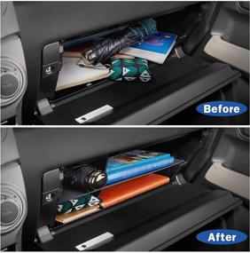 img 2 attached to 🧤 Glove Box Organizer for 4Runner 2010-2021 | JoyTutus Compatible Accessory for Glove Compartment