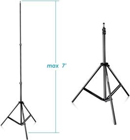 img 1 attached to 📸 Neewer 7ft / 83" / 210cm Photo Studio Light Stands: Ideal for Video, Portrait & Photography Lighting