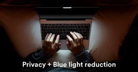 img 1 attached to 🔒 Enhance Privacy & Protect Your 15.6 Inch Widescreen Laptop with 3M High Clarity Privacy Filter: Flip-Share Compatible, Blue Light Reduction & Screen Protection (HC156W9B)