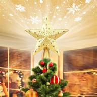christmas topper，tree decorations snowflakes decoration logo