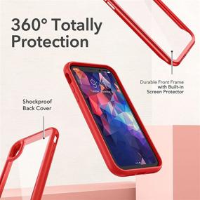 img 2 attached to YOUMAKER IPhone Full Body Protector Inch Red