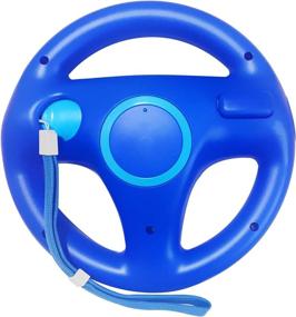 img 3 attached to Enhance Your Wii Gaming Experience with Jadebones 2 Pack Racing Steering Wheel - Blue+Green