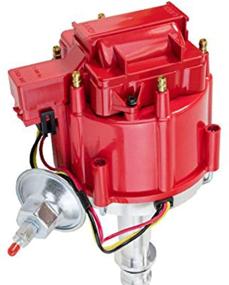 img 3 attached to A-Team Performance HEI Complete Distributor 65K Coil Compatible With Ford Inline 6 144 200 250 5/16 Hex Shaft One-Wire Installation Red Cap