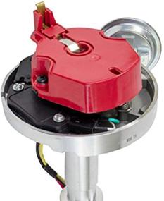 img 1 attached to A-Team Performance HEI Complete Distributor 65K Coil Compatible With Ford Inline 6 144 200 250 5/16 Hex Shaft One-Wire Installation Red Cap