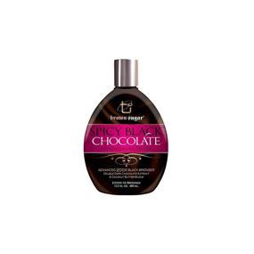 img 1 attached to Introducing Brown Sugar SPICY BLACK CHOCOLATE Tingle Bronzer - 13.5 oz. by Brown Sugar: Experience the Ultimate Tanning Sensation!