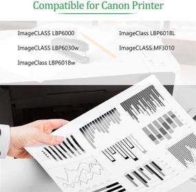 img 3 attached to 🖨️ GREENCYCLE 4-Pack Compatible Toner Cartridge Replacement for Canon 125 CRG 125 C125 (3484B001AA) Black - Ideal for ImageClass LBP6000, LBP6030w, MF3010 Laser Printers