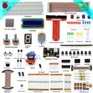 📚 полное руководство для начинающих: набор adeept super starter kit для raspberry pi 3, 2 model b b+ со скрытым дисплеем lcd1602, сервомотором c и кодом на python. логотип