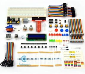 img 3 attached to 📚 Полное руководство для начинающих: Набор Adeept Super Starter Kit для Raspberry Pi 3, 2 Model B B+ со скрытым дисплеем LCD1602, сервомотором C и кодом на Python.