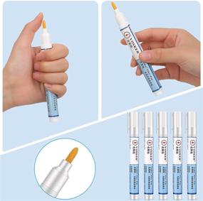 img 2 attached to 🔧 Efficient No Clean Solder Flux Pen: 5 Pieces, 5.6 Inch Length for Electronics Tabbing Wire Soldering, Welding, and Repair