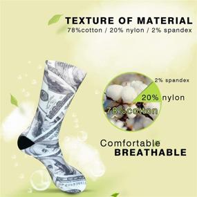 img 2 attached to Comfortable and Moisture-Wicking Women's Cotton Crew Socks - ULQUIEOR