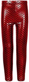 img 1 attached to Mesmerizing Mermaid Stretch Leggings for Girls - Loxdonz Girls' Clothing