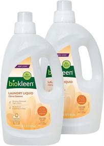 img 4 attached to Biokleen Natural Laundry Detergent - 256 HE Loads - Concentrated Eco-Friendly Liquid - No Artificial Fragrance or Preservatives - Plant-Based Formula - Citrus Essence - 64 Ounces