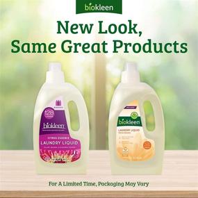 img 3 attached to Biokleen Natural Laundry Detergent - 256 HE Loads - Concentrated Eco-Friendly Liquid - No Artificial Fragrance or Preservatives - Plant-Based Formula - Citrus Essence - 64 Ounces