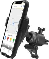 🚗 macally car vent phone holder mount with auto clamping for iphone & samsung logo