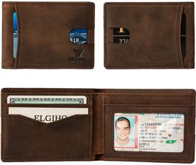 img 2 attached to 🔒 Genuine Leather YBONNE Blocking Wallets for Enhanced Searchability