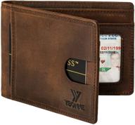 🔒 genuine leather ybonne blocking wallets for enhanced searchability logo