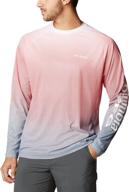 👕 columbia men's terminal deflector long sleeve with print logo