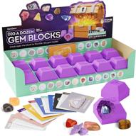 🔍 gem block archaeology kit: unearth the fascinating dig dozen gems logo