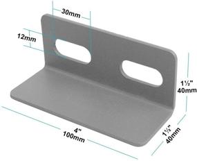 img 2 attached to Adjustable Brackets Thickness Max Load Mounting Industrial Hardware