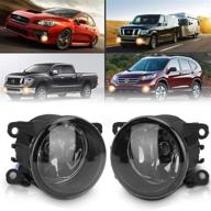 🚘 повысьте свою машину с помощью противотуманных фар tangmige: совместимо с nissan, honda, ford, acura, subaru, suzuki, lincoln и jaguar - премиальная сборка противотуманных фар логотип